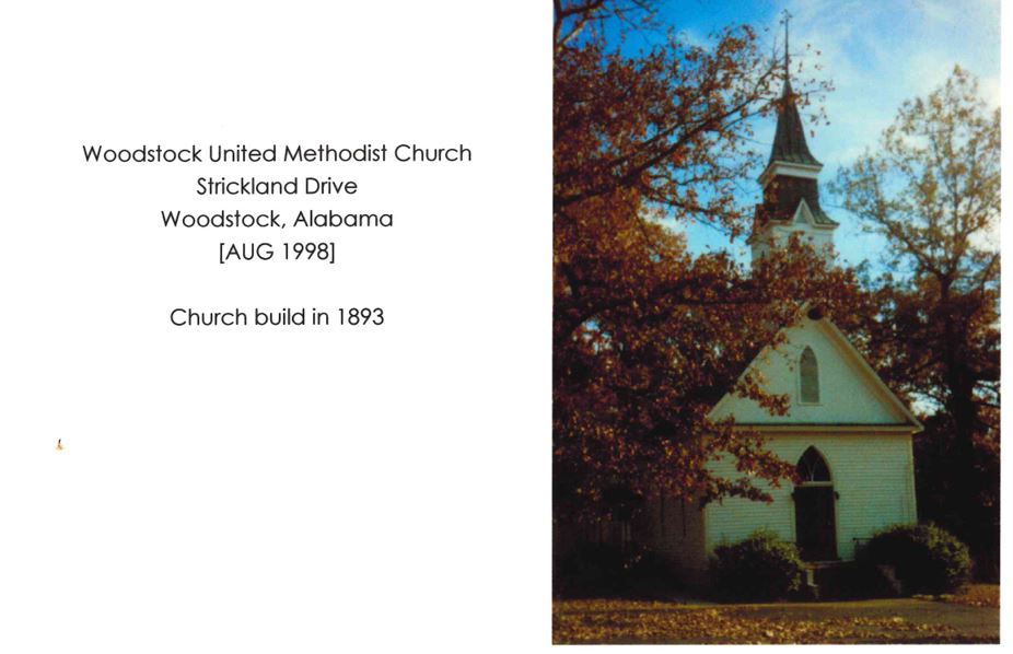 Woodstock, Alabama Early Churches